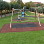 Suelo Caucho. Set Baldosas 50x50