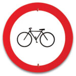 Señal Entrada Prohibida a Ciclos