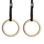 Anillas madera y cintas Crossfit