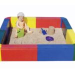 Piscina de Bolas Sensorial Cuadrada 152x152x25