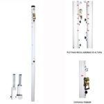 Postes Multideporte Fijos Aluminio