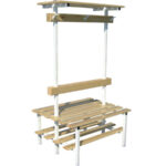 Banco Vestuario Doble Completo