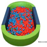 Piscina de Bolas Espuma Ovalada 300x150x40