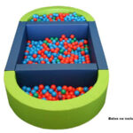 Piscina de Bolas Espuma Ovalada Plus  300x150x40
