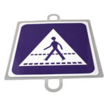 Panel Tráfico Indicación. Paso Peatones