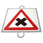 Panel Tráfico Peligro. Cruce