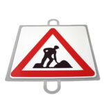 Panel Tráfico Peligro. Obras