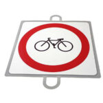 Panel Tráfico Prohibición. Ciclos