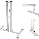 Póstes Bádminton Trasladables Aluminio