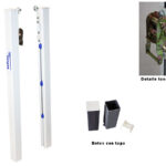 Postes Pádel Fijos. Aluminio. Cuadrado