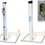 Postes Tenis Trasladables. Aluminio. Redonda