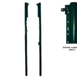 Postes Voleibol Fijos Metálicos. Cuadrados