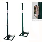 Postes Voleibol. Trasladables Metálicos. Cuadrados