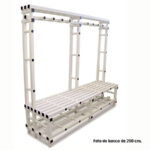 Banco Vestuario Piscina Simple