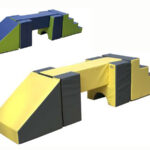 Puente Largo Foam con Paralelepípedo