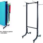 Soporte Colchonetas con Ruedas Ajustable