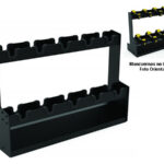 Mueble Mediano para Mancuernas en Caucho