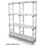 Estantería PVC. 150 cm