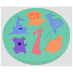 Puzzle Flotante Redondo Tierra