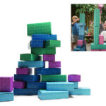 Set 24 Bloques Construccion Gigantes Cartón