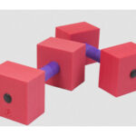 Mancuernas Acuáticas. Halteras Cuadradas