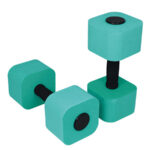 Mancuernas Acuáticas. Halteras Cuadradas Hidro