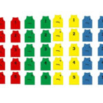 Peto Cerrado Numerado 01 a 05. Lote 5