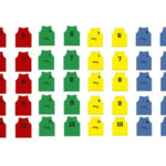 Peto Cerrado Numerado 06 a 10. Lote 5