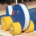 Flotante. Ballena 3D