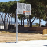 J. Canastas Minibasket Fijas Antivandálicas Galvanizadas