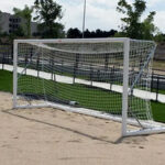 J. Porterías Fútbol-Playa Aluminio 120x100. Trasladables