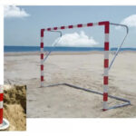 J. Porterías Balonmano Playa Aluminio Fijas