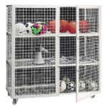 Armario Metálico Portamaterial 150x75x150