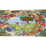 Tapiz de la Oca Gigante con Fichas