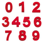 Mini Tapiz Numérico. Lote 10