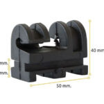 Set 25 Ganchos Sujeción Red Polipropileno