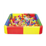 Piscina de Bolas Sensorial Cuadrada 130x130x30
