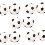 Set 10 Bolas Sueltas Futbolin Plástico