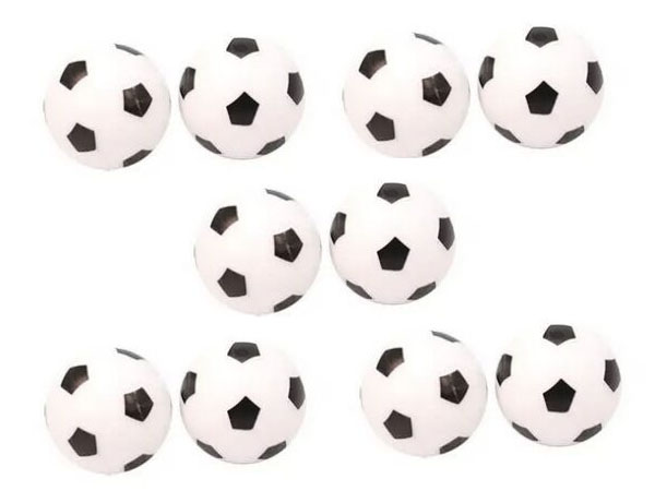 Bolas Sueltas Futbolin Plástico. Set 10 - DEPORTES ALTERNATIVOS, S.L