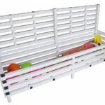 Banco Vestuario Piscina con Almacenaje