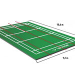 Campo Bádminton Portátil C-7051
