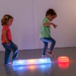 Set 6 Bases Redondas con Luz