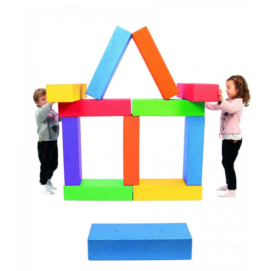 37043B Set 12 Bloques Construccion Gigantes - Imagen 1