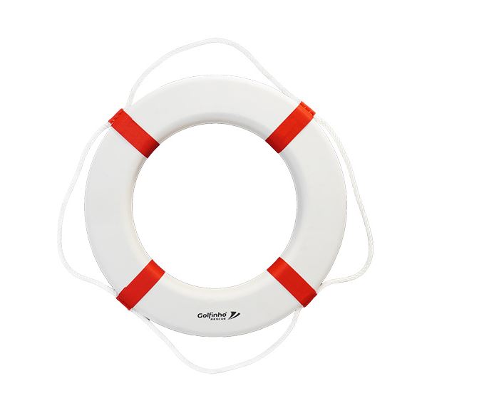 71012B Aro Salvavidas Recubierto Blanco - Imagen 1