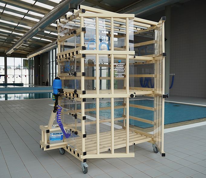 17168 Piscina. Carro PVC Clean & Go 165x85x205 - Imagen 1